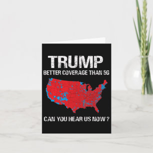 Trump beter dan 5G grappige verkiezingskaart Kaart