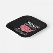 Trump betere dekking dan 5G kunt u ons nu horen? Papieren Bordje (Gebogen)