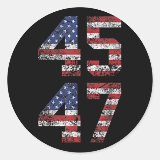 Trump betere dekking dan 5G kunt u ons nu horen Ronde Sticker (Voorkant)