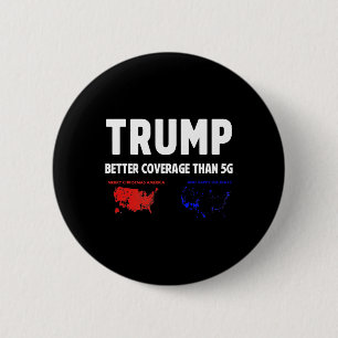 Trump Betere Dekking Politiek Grappig  Ronde Button 5,7 Cm