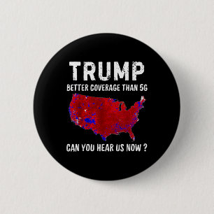 Trump Betere Dekking Politiek  Ronde Button 5,7 Cm