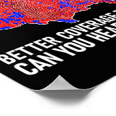 Trump Better Coverage Than 5g Can You Hear Us Now  Poster (Hoek)