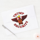 Trump Beveiliging Vierkante Sticker (Envelop)