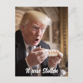 Trump bewondert zijn gestolen brood briefkaart