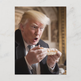Trump bewondert zijn Stollenbrood Briefkaart
