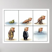 Trump bezoekt Houston Poster (Voorkant)