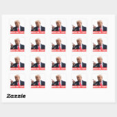 TRUMP: BIDEN HEEFT GEDAAN DAT Vierkante Stickers (Vel)