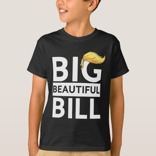 Trump Big Beautiful Bill T-shirt (Voorkant)