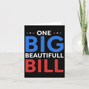 Trump Big Bill One Big Beautiful Bill Funny Politi Kaart