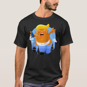 Trump Big Graphics opblaasbare Baby Blimp ballon T-shirt
