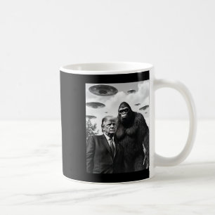 Trump Bigfoot Ufo Alien Ontmoeting Buitenaards Koffiemok