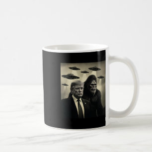 Trump Bigfoot Ufo Alien Ontmoeting Conspiracy Grap Koffiemok