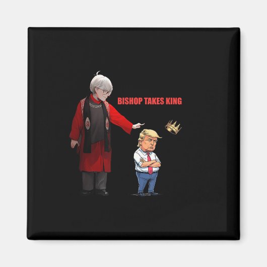Trump Bishop Budde neemt de koning Magneet (Voorkant)