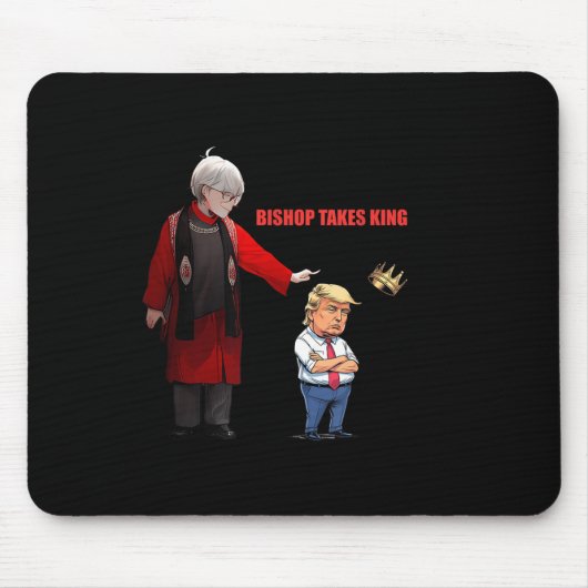 Trump Bishop Budde neemt de koning Muismat (Voorkant)