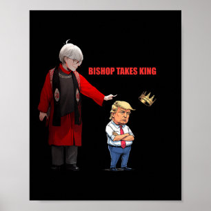 Trump Bishop Budde neemt de koning Poster