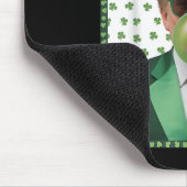 Trump blaast Bubble Gum St. Patrick's Day grappig Muismat (Hoek)