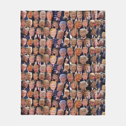 Trump Blanket Fleece Deken (Voorkant)