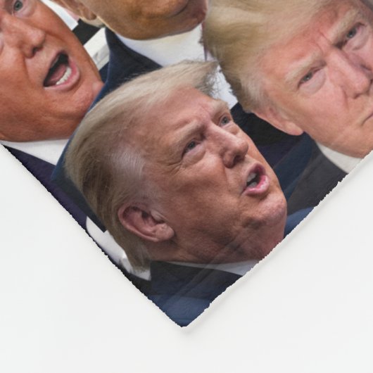Trump Blanket Fleece Deken (Hoek)