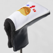 Trump blij met Stropdas 45/47 Golfheadcover (3/4 voorkant)