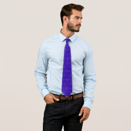 Trump Blue geribbeld Jacquard sterpatroon Stropdas