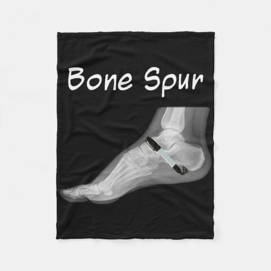 Trump Bone Spur Ink Pen Funny Anti Trump Fleece Deken (Voorkant)