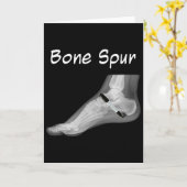 Trump Bone Spur Ink Pen Funny Anti Trump Kaart (Gele Bloem)