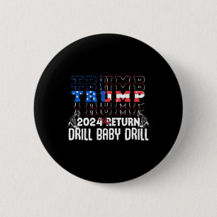 Trump Boor Door Republikeinse Grappige Quote 1  Ronde Button 5,7 Cm