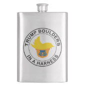 Trump Boulders in een harnas Flacon (Voorkant)