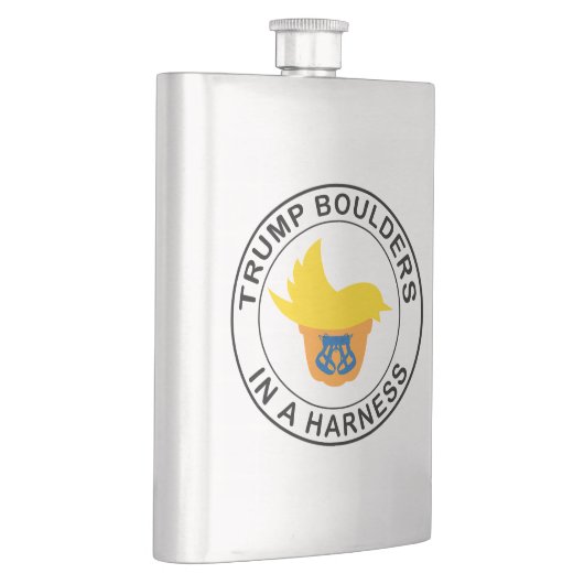 Trump Boulders in een harnas Flacon (Rechts)