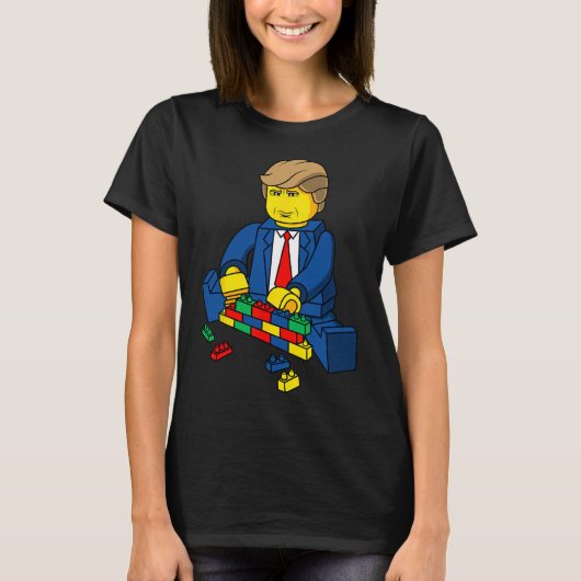 Trump bouwt een Wall T-Shirt (Voorkant)