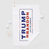 Trump Brandon 2024™ Election Golf Towel Golfhanddoek (Insitu)