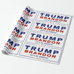 Trump Brandon 2024™ Verkiezingscadeaupapier Cadeaupapier
