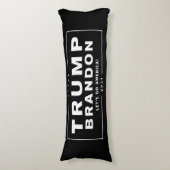 Trump Brandon 2024™ Verkiezingsorgaan Pillow Lichaamskussen (Voorkant Verticaal)