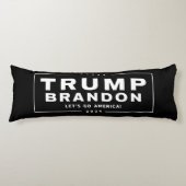 Trump Brandon 2024™ Verkiezingsorgaan Pillow Lichaamskussen (Voorkant)