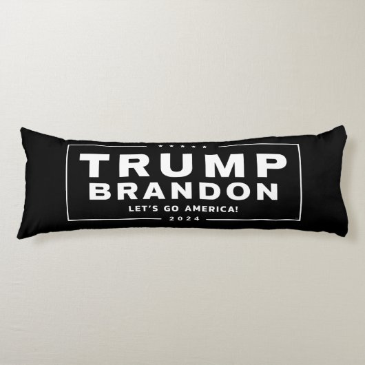 Trump Brandon 2024™ Verkiezingsorgaan Pillow Lichaamskussen (Voorkant)