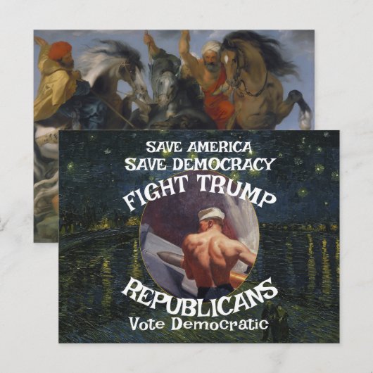 Trump Briefkaart (Voorkant / Achterkant)