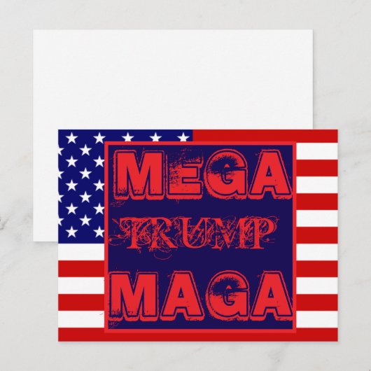 TRUMP BRIEFKAART (Voorkant / Achterkant)