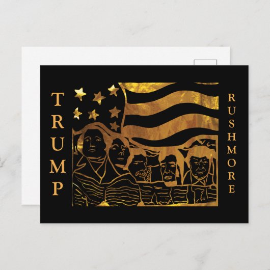 TRUMP BRIEFKAART (Voorkant / Achterkant)
