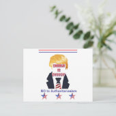 Trump-Briefkaart gericht aan senator Briefkaart (Staand voorkant)