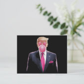 Trump Bubble Gum Briefkaart (Staand voorkant)
