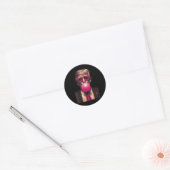 Trump Bubble Gum Grappig Ronde Sticker (Envelop)
