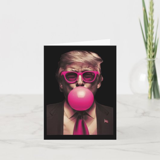 Trump Bubble Gum Kaart (Voorkant)