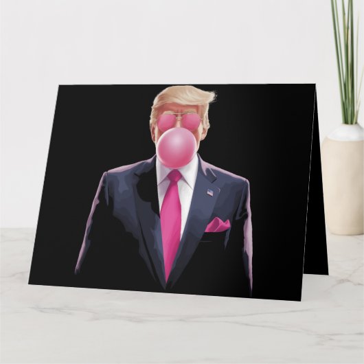 Trump Bubble Gum Kaart (Voorkant)