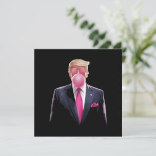 Trump Bubble Gum Kaart