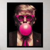 Trump Bubble Gum Pink 2 Poster (Voorkant)