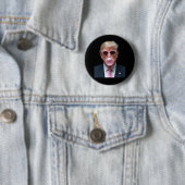 Trump Bubble Gum Pink Funny USA President Ronde Button 5,7 Cm (In situ)