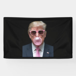 Trump Bubble Gum Pink Funny USA President Spandoek