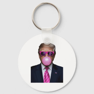 Trump Bubble Gum Pink Sleutelhanger
