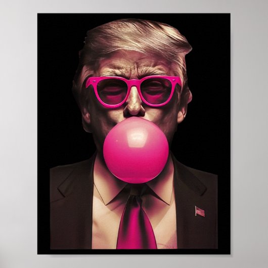 Trump Bubble Gum Poster (Voorkant)