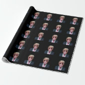 Trump Bubble Gum Roze Grappig USA President Cadeaupapier (Uitgerold)